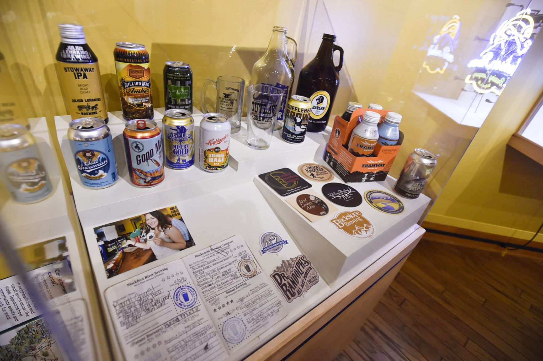 The Montana Historical Society's "Good Beer Here" exhibit showcases the history of beer in Montana.